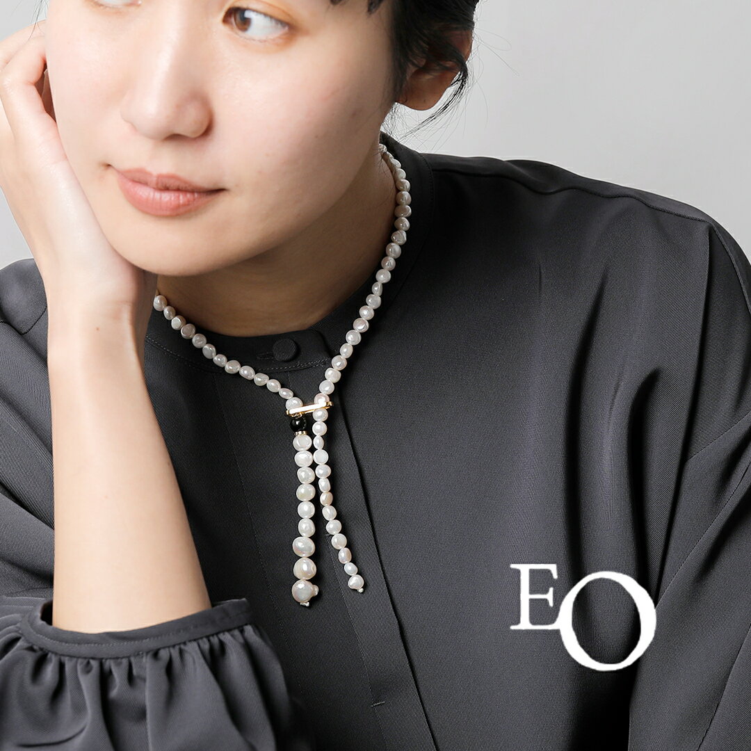 EO イオ パール ミックス ラリエット ネックレス “Pearl mix lariat necklace” eo24aw-12 レディース 2..