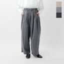 NARU ナル トロンとツイル タック ワイド パンツ 661921-kr レディース 2025aw新作
