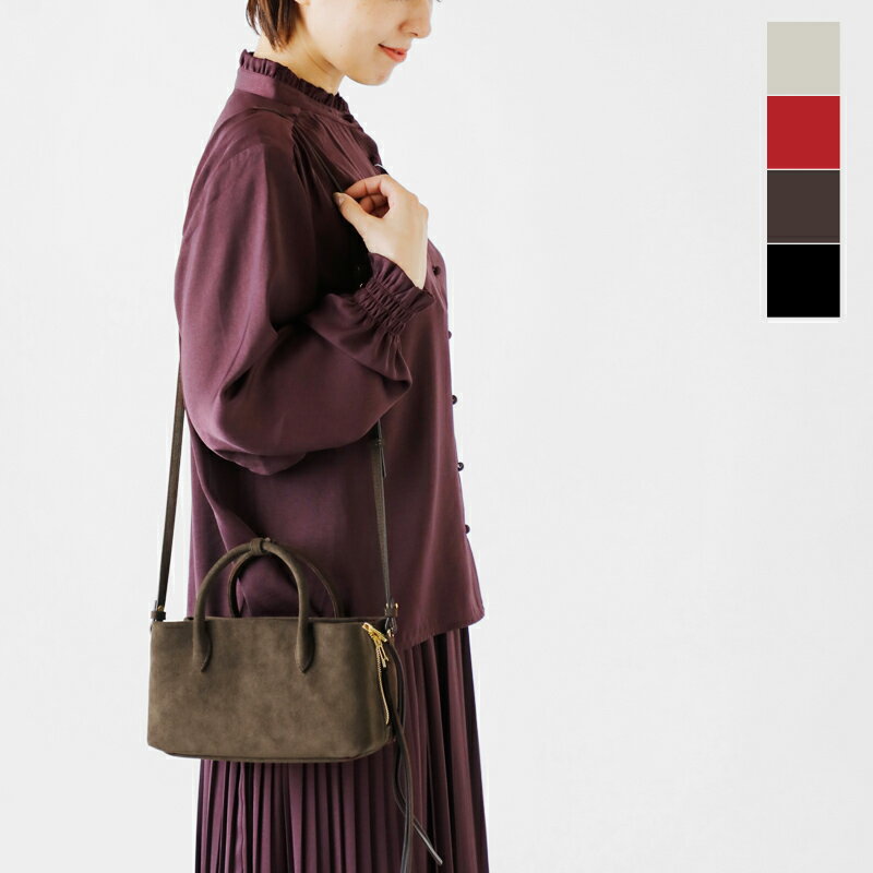 楽天aranciato（アランチェート）MARY AL TERNA メアリオルターナ ウルトラスエード ショルダーバッグ “RIKYU” ma5227bg-52 レディース 2025aw新作