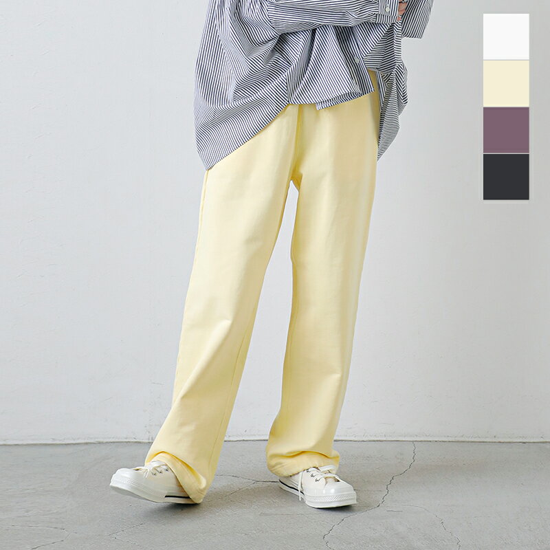 kha:ki カーキ ハイゲージ裏毛 ストレート スウェット パンツ “STRAIGHT SWEAT PANTS” mil25fpt3240 レ..