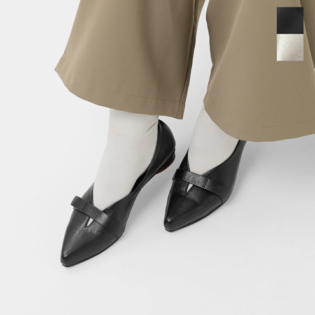 yuko imanishi+ ユウコイマニシプラス パテントレザー カッティング ベルト パンプス 751116 レディース 2025aw新作 【サイズ交換初回無料】