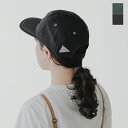 and wander アンドワンダー 撥水 6パネル キャップ “PE/CO cap” 574-5986245-rf 2025ss新作 レディース