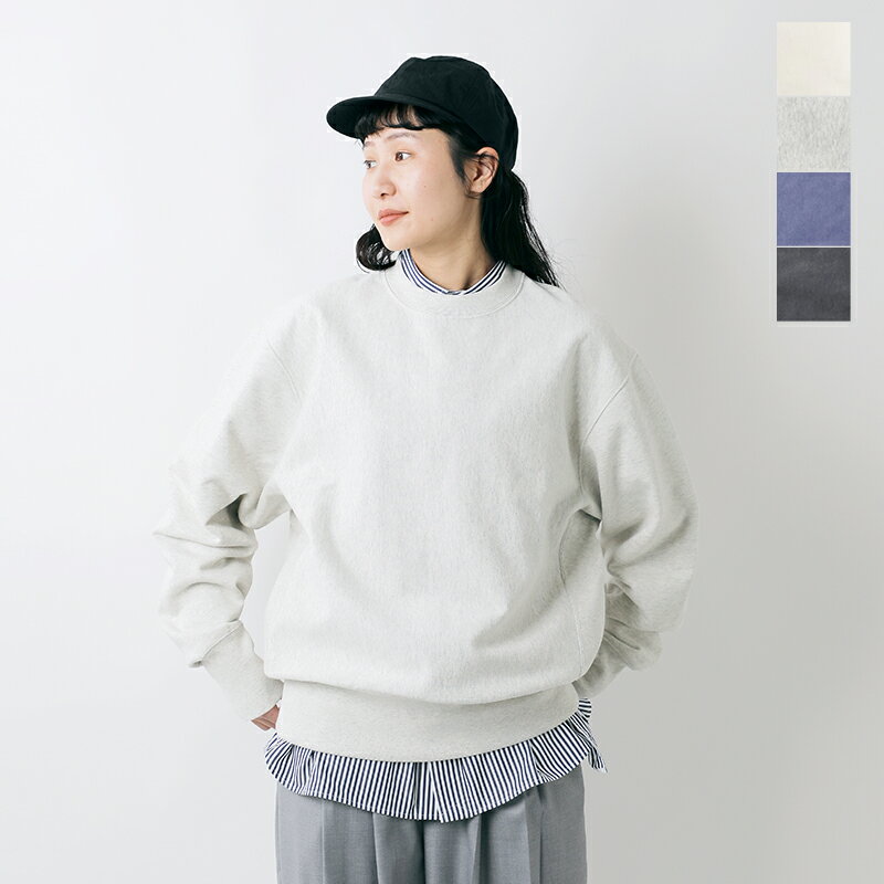 【40%OFF】Healthknit ヘルスニット ロッカーウィーブ スウェット クルーネック 長袖 プルオーバー hr25s-m109-yo レディース