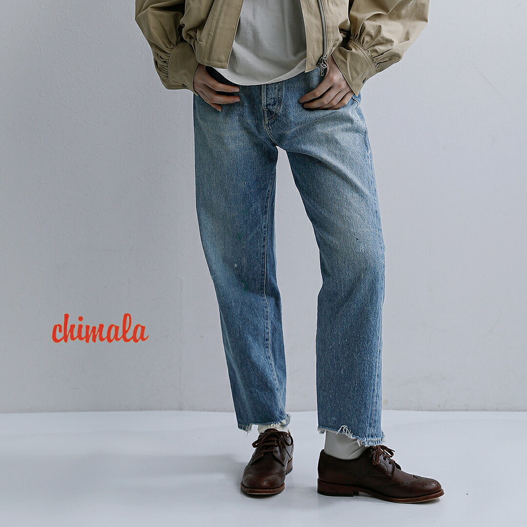 樂天商城 - chimala チマラ セルビッチデニム ワイドテーパードパンツ cs41-wp01a レディース 2026ss新作 春夏【サイズ・カラー交換初回無料】