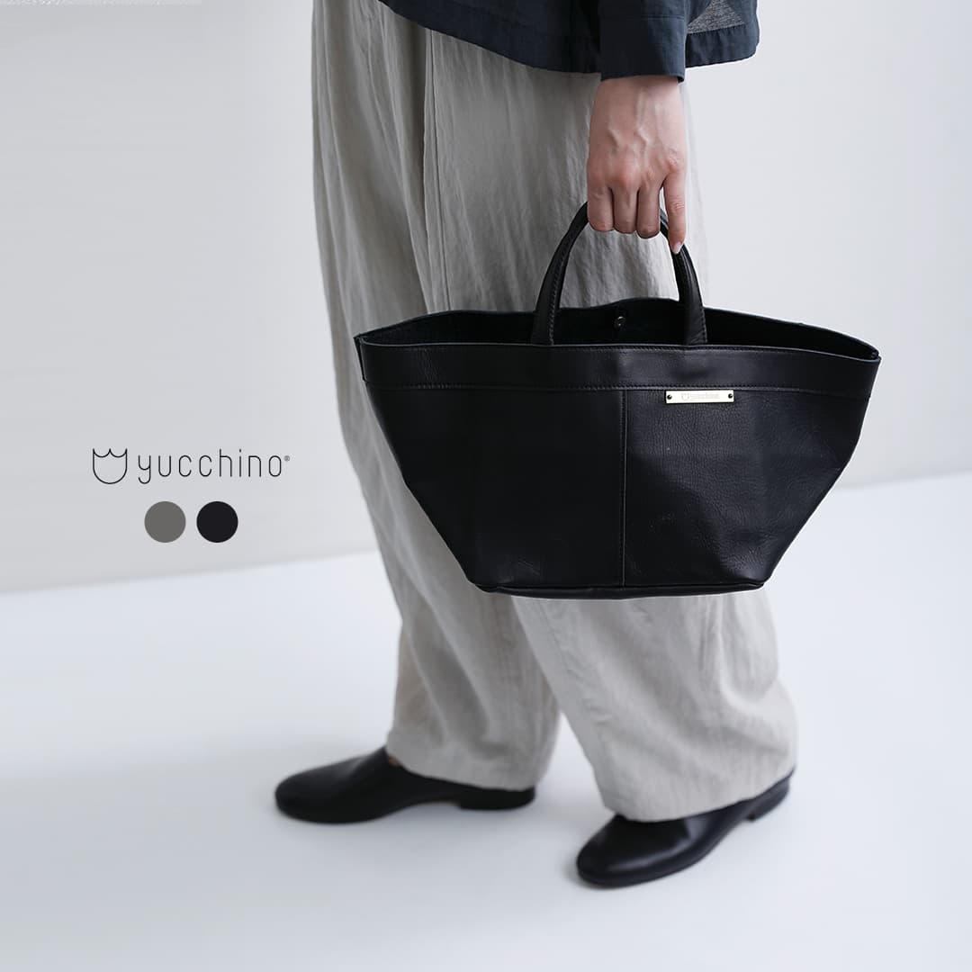 樂天商城 - yucchino ユッキーノ レザー スクエア ハンドバッグ “OTONA eco-bag SQUARE” oeb-square レディース 2026ss新作 春夏