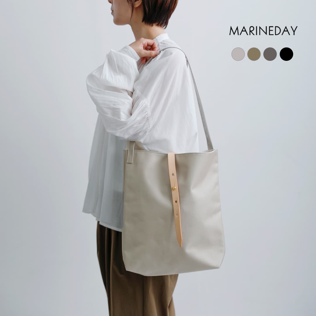 樂天商城 - MARINE DAY マリンデイ 66ナイロン×姫路レザー ショルダーバッグ “ALLSTAR2” allstar2 レディース 2026ss新作 春夏
