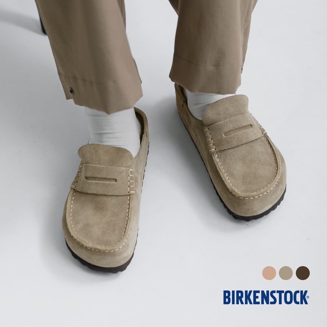 樂天商城 - BIRKENSTOCK ビルケンシュトック ネープルズ ラップ スエードレザー ナロー クロッグサンダル NAPLES WRAPPED naples-wrapped ユニセックス 2026ss新作 春夏【サイズ・カラー交換初回無料】