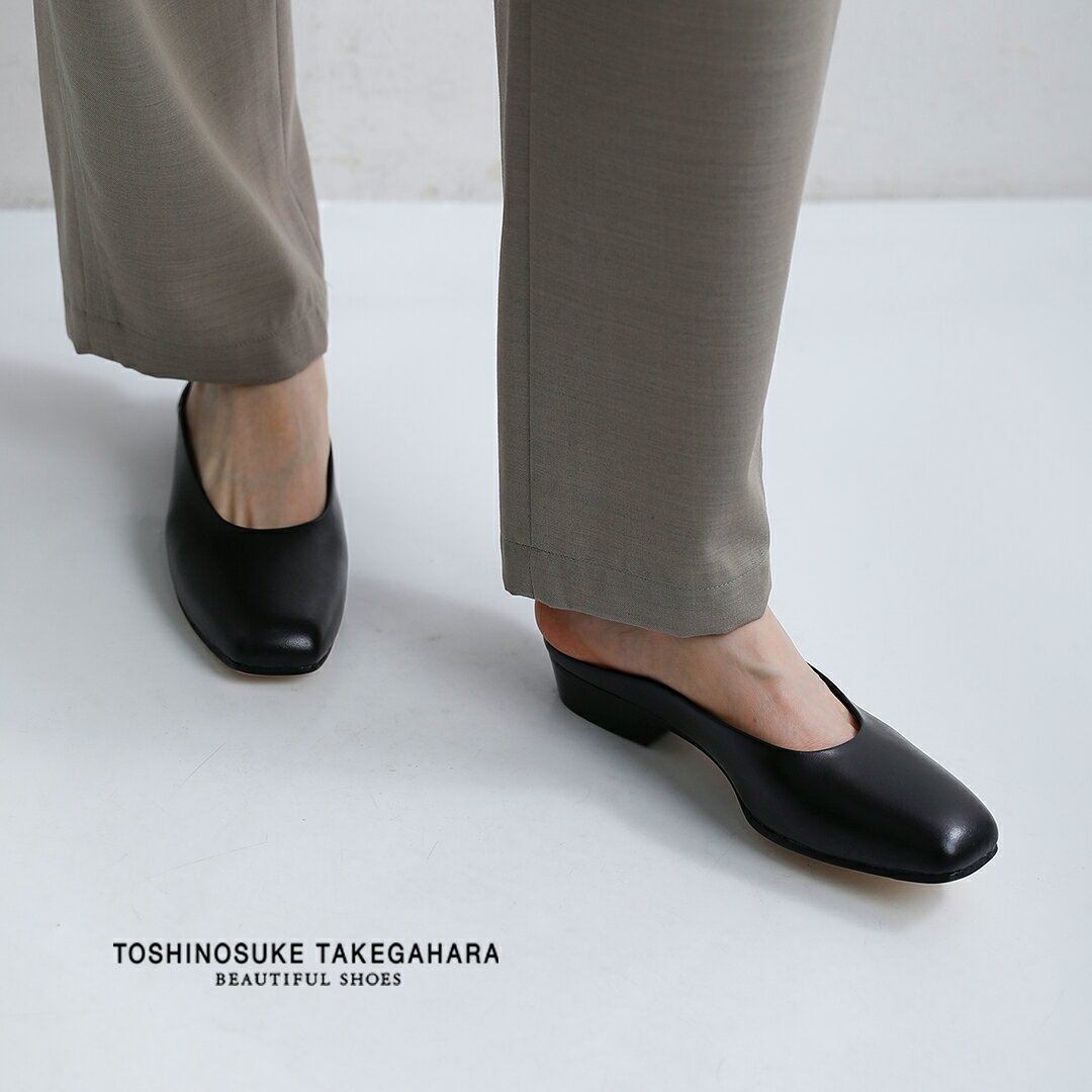 樂天商城 - BEAUTIFUL SHOES ビューティフルシューズ キップレザー スクエア ミュール パンプス square-mule レディース 2026ss新作 春夏【サイズ・カラー交換初回無料】