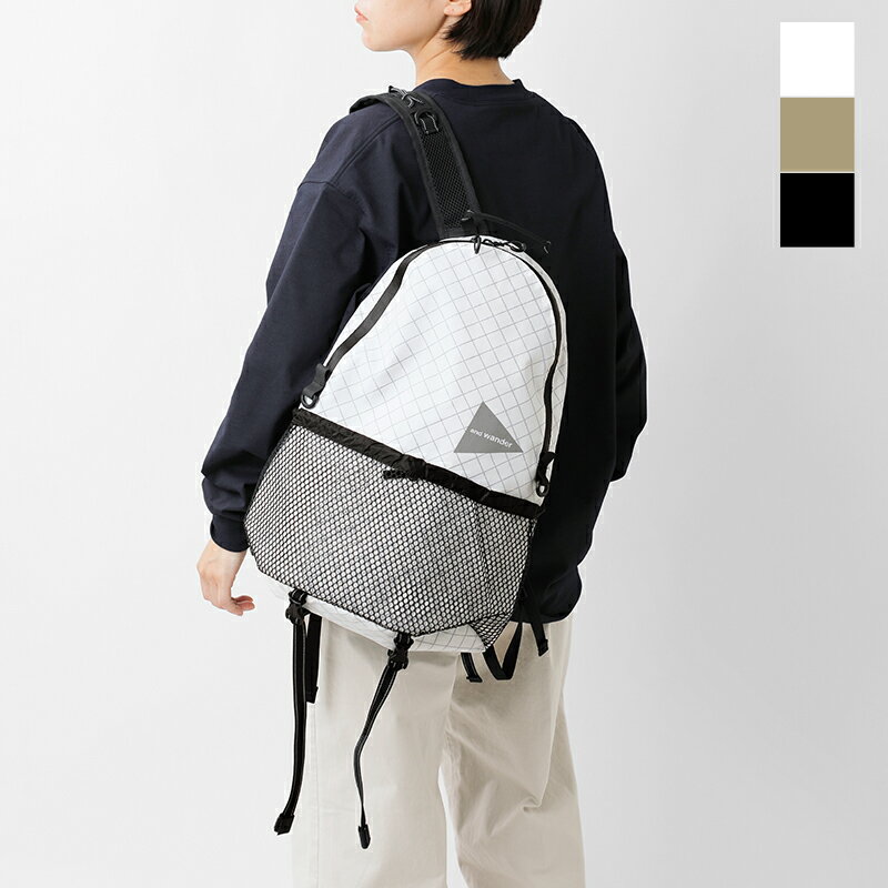 and wander アンドワンダー エコパック 20L デイパック “ECOPAK 20L daypack” 574-4975192-yo 2024ss新作 ユニセックス【クーポン対象】