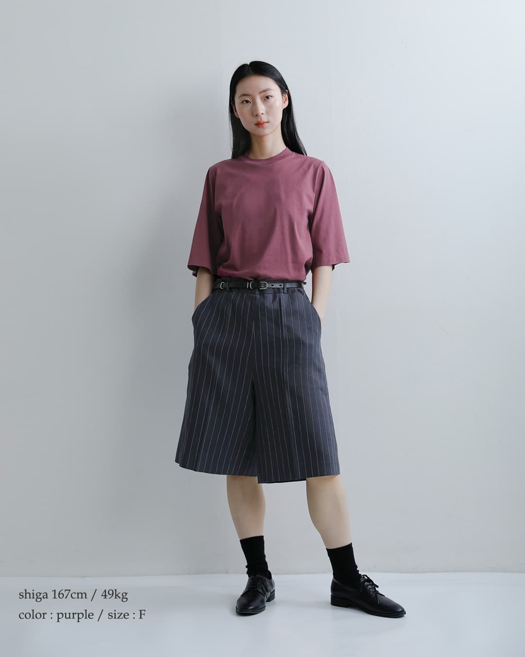 セール【20%OFF】LOEFF ロエフ スビンコットン天竺 5分袖 クルーネック Tシャツ 8817-6-000002 レディース【☆】 aranciato-10056443 aranciato(アランチェート) サンプル画像3