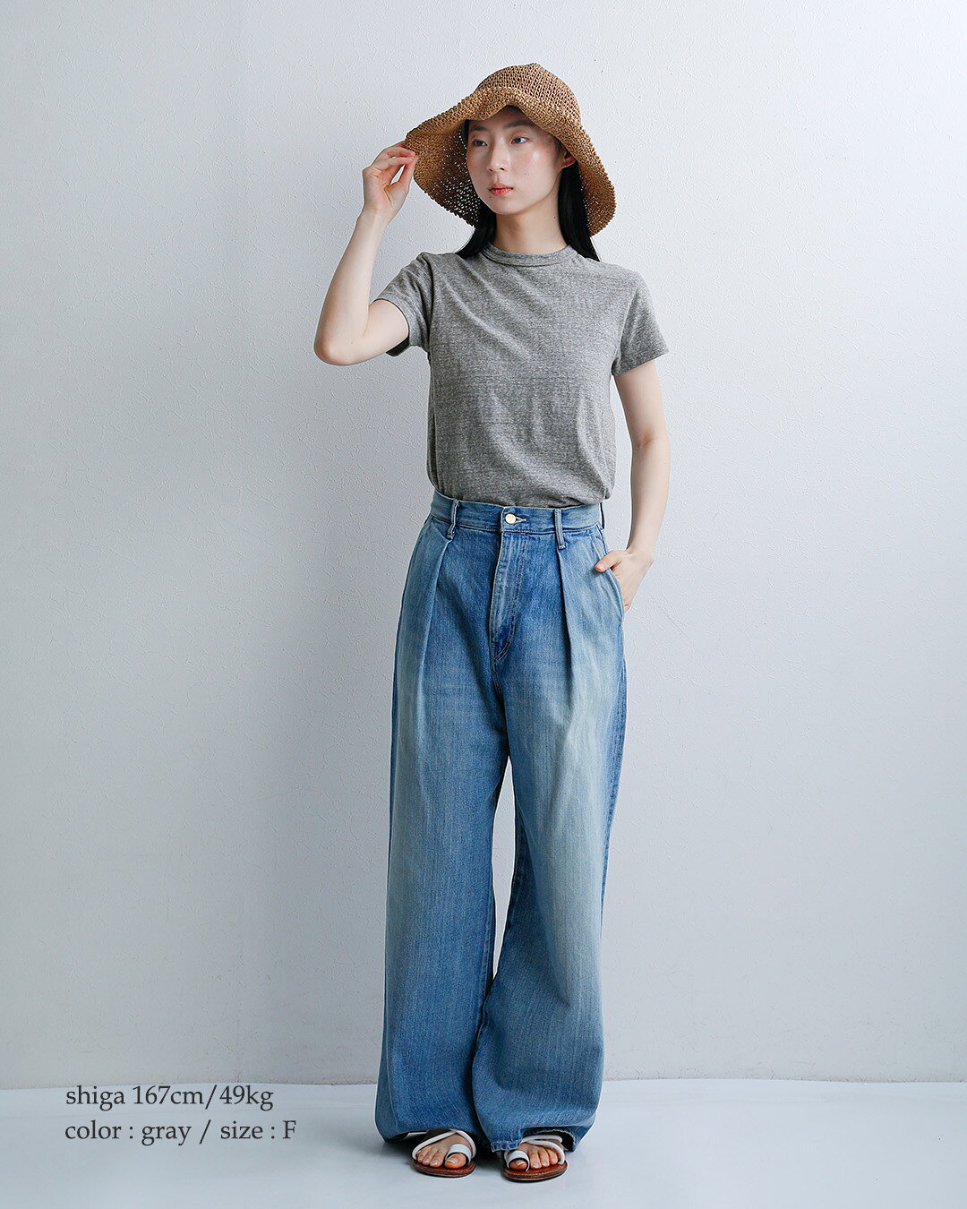 Shinzone シンゾーン コットン クルーネック Tシャツ CREW NECK T-SHIRTS 14smscu22 レディース aranciato-10057140 aranciato(アランチェート) サンプル画像3