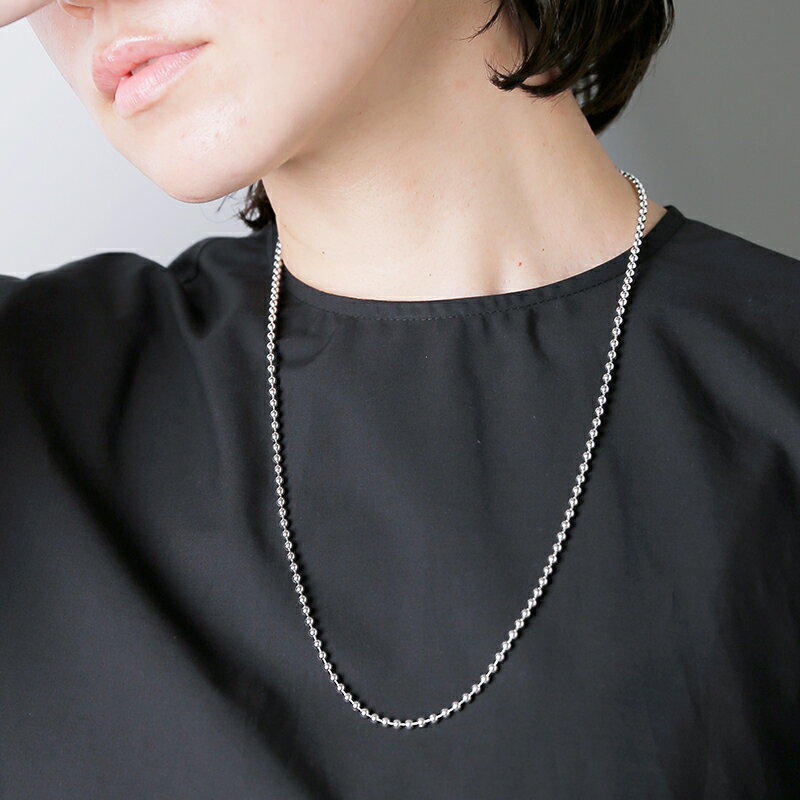 aura オーラ シルバー925 ボール チェーン ネックレス“Ball chain necklace” a-n015-yo レディース