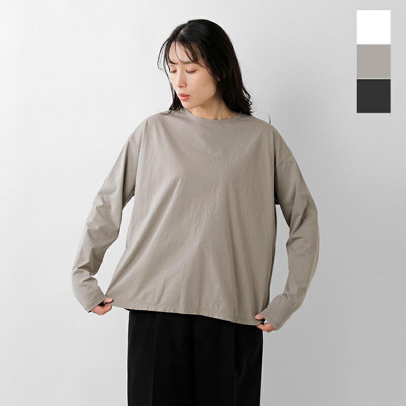 MICA&DEAL マイカアンドディール コットン 天竺 ロングスリーブ Tシャツ “Long T Shirt” m00e032cu-yo 2024ss新作 レディース【クーポン対象】