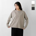 【クーポン対象】MICA DEAL マイカアンドディール コットン 天竺 ロングスリーブ Tシャツ “Long T Shirt” m00e032cu-yo 2024ss新作 レディース