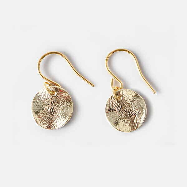 ゴールド 【ゆうパケット選択可】Joli&Micare ジョリー&ミカーレ ゴールドチップピアス&イヤリング“Gold chip earring” gdc0201-mt レディース