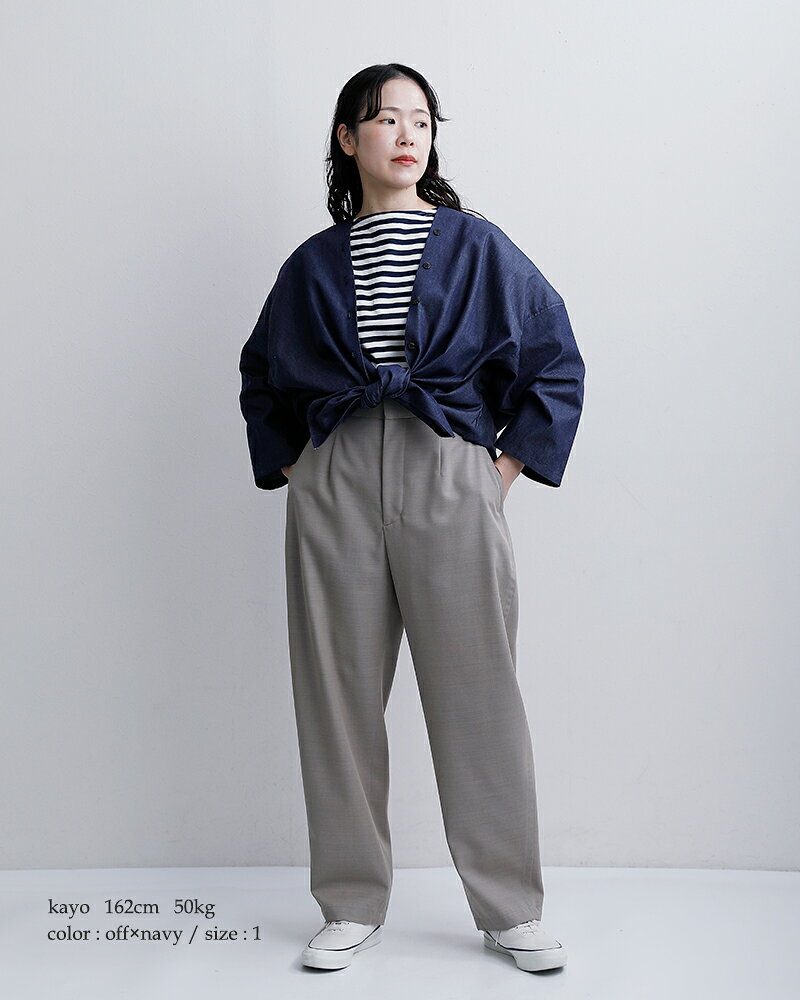 セール【30%OFF】NARU ナル クラシック天竺ボーダー コンフィーシャツ 637410 レデ...