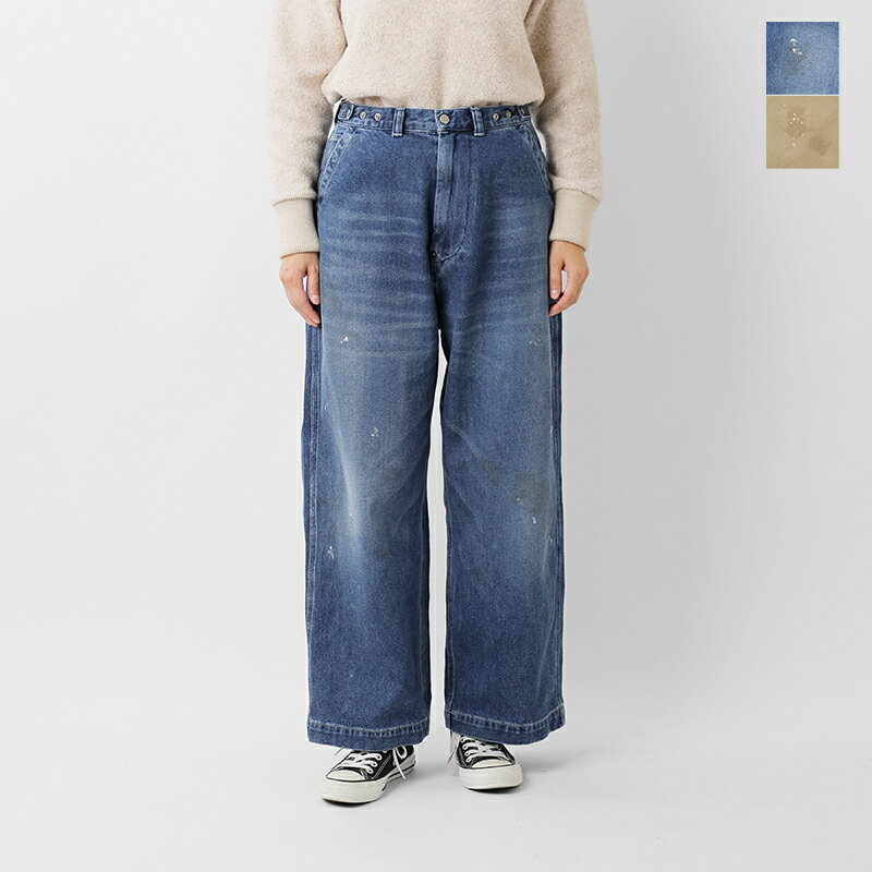 ordinaryfits オーディナリーフィッツ コットン ワイド デニム パンツ “BELL PA