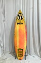 【中古】KID SURF BOARD DESIGN (キッドサーフボードデザイン) ショートボード [CLEAR×PINK] 5'6