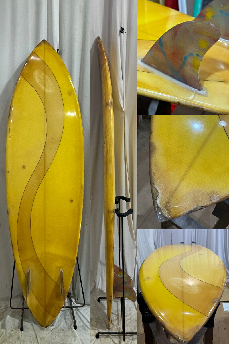 【中古】DAVID NUUHIWA SURFBOARDS (デイビットヌーヒワサーフボード) ビンテージ...