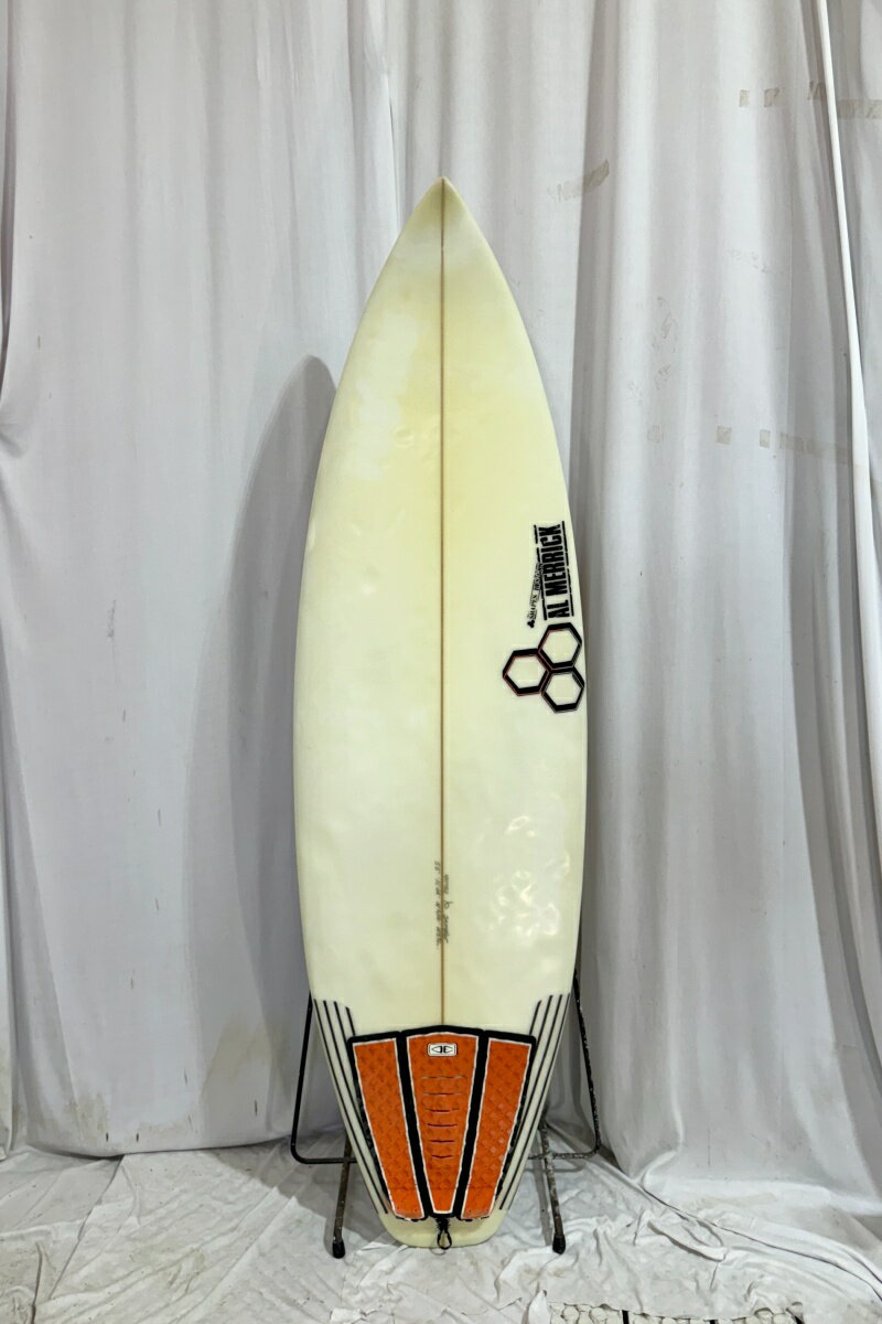 【中古】CHANNEL ISLAND(チャネルアイランド) SAMPLER モデル アルメリック ショートボード [CLEAR] 5’5” サーフボード