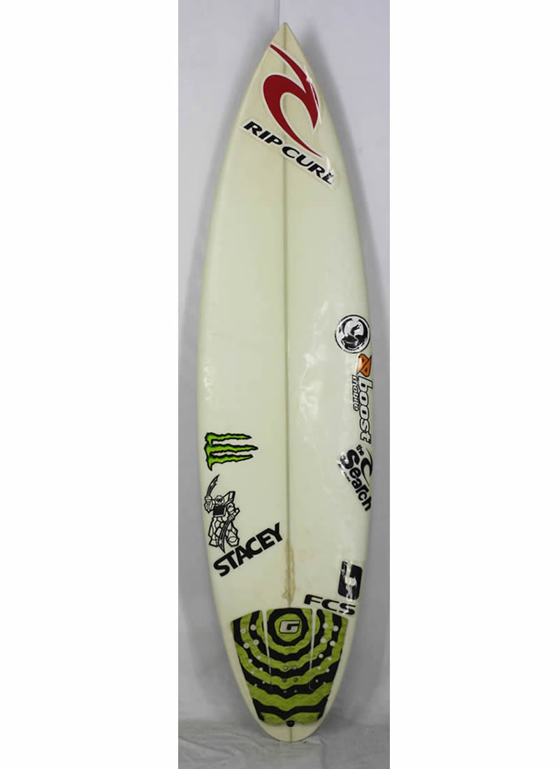 【中古】STACEY SURFBOARD（ステイシー） サーフボード ［CLEAR］ 6’2” Owen Wright 仕様 ショートボード