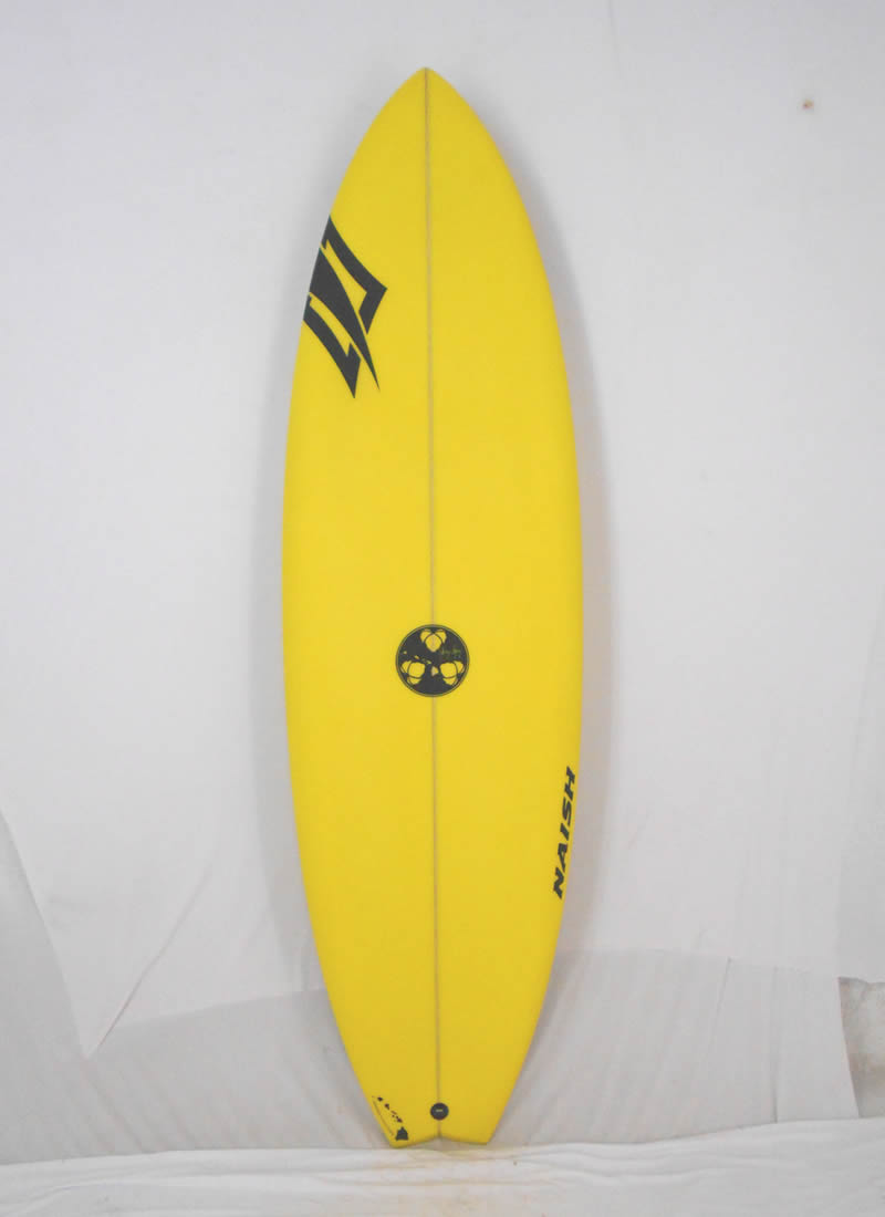 【新品】Gerry Lopez (ジェリーロペス) × Naish ショートボード ［YELLOW］5’10” サーフボード