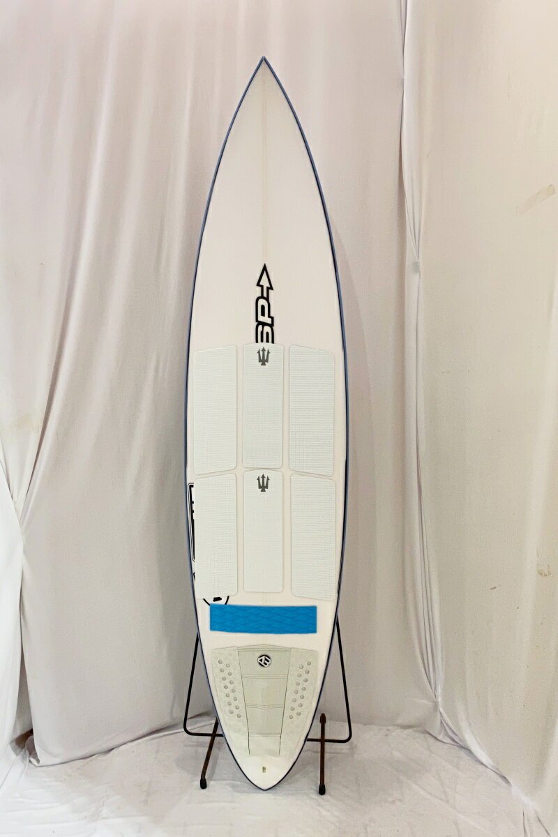 【中古】SP (エスピー) ショートボード [CLEAR×BLUE] 6’8” サーフボード