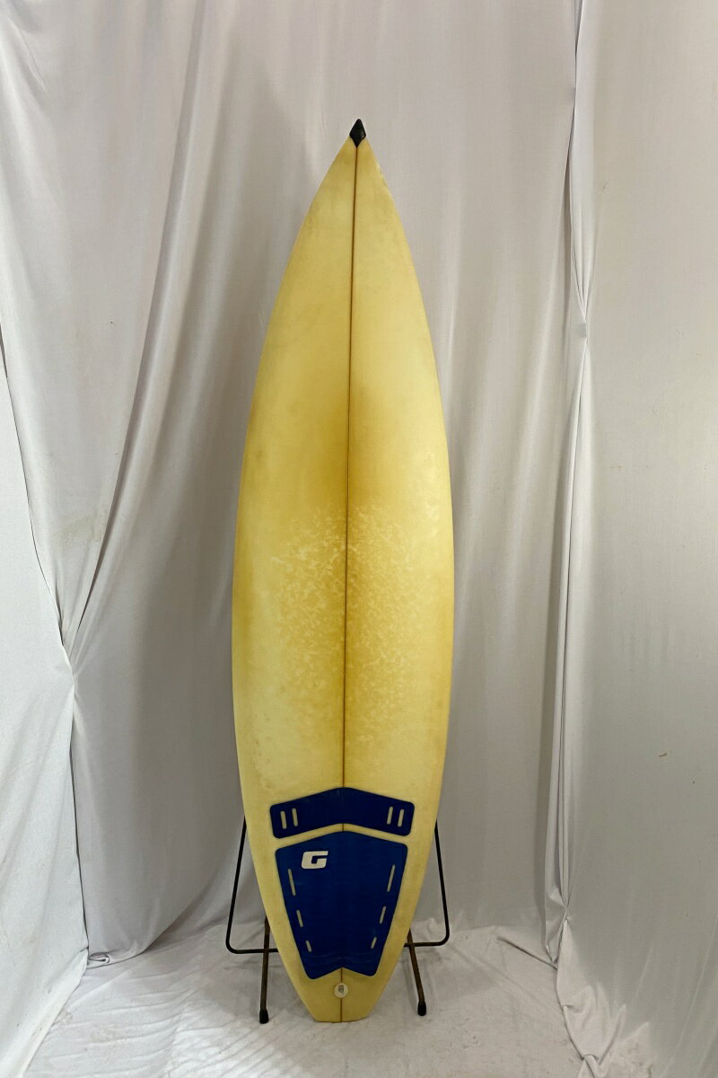 【中古】ノーロゴ ノーブランド品 ショートボード［CLEAR］6’3” サーフボード オンフィン