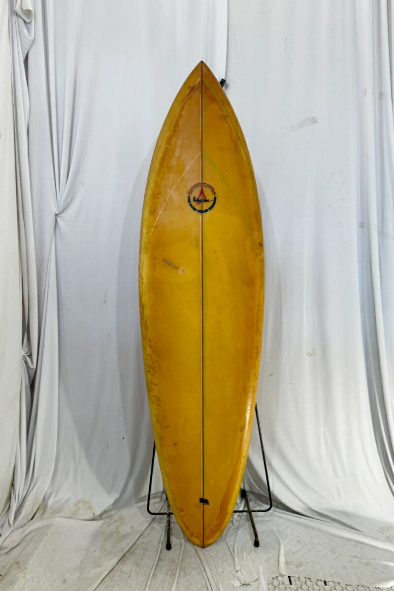 【中古】MICKEY KAWAI (ミッキーカワイ) ショートボード［CLEAR］6’2” サーフボード