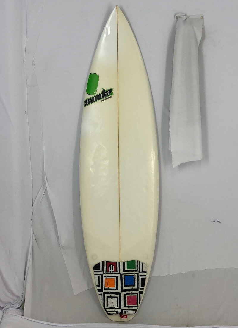 【中古】SODA SHAPES サーフボード [clear] 5'11