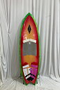 【中古】GODDESS (ゴッデス) ショートボード [ORANGE×GREEN] 5'10