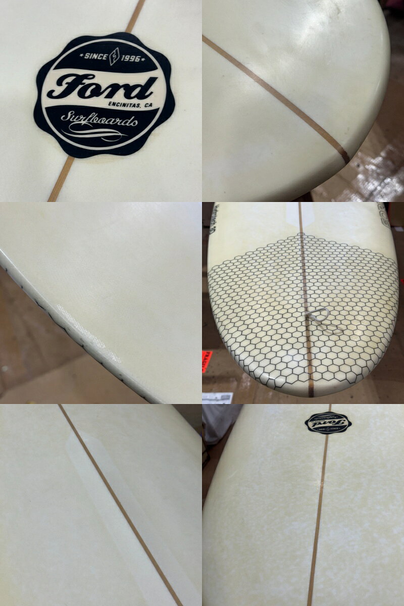 【中古】FORD (フォード)　ハイドロテック ロングボード [CLEAR] 9’0 1/2” サーフボード 3