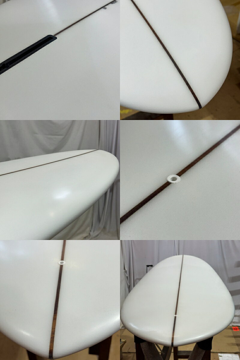 【中古】FINGER SHAPE (フィンガーシェイプ) ミッドレングス［CLEAR］6’6” サーフボード