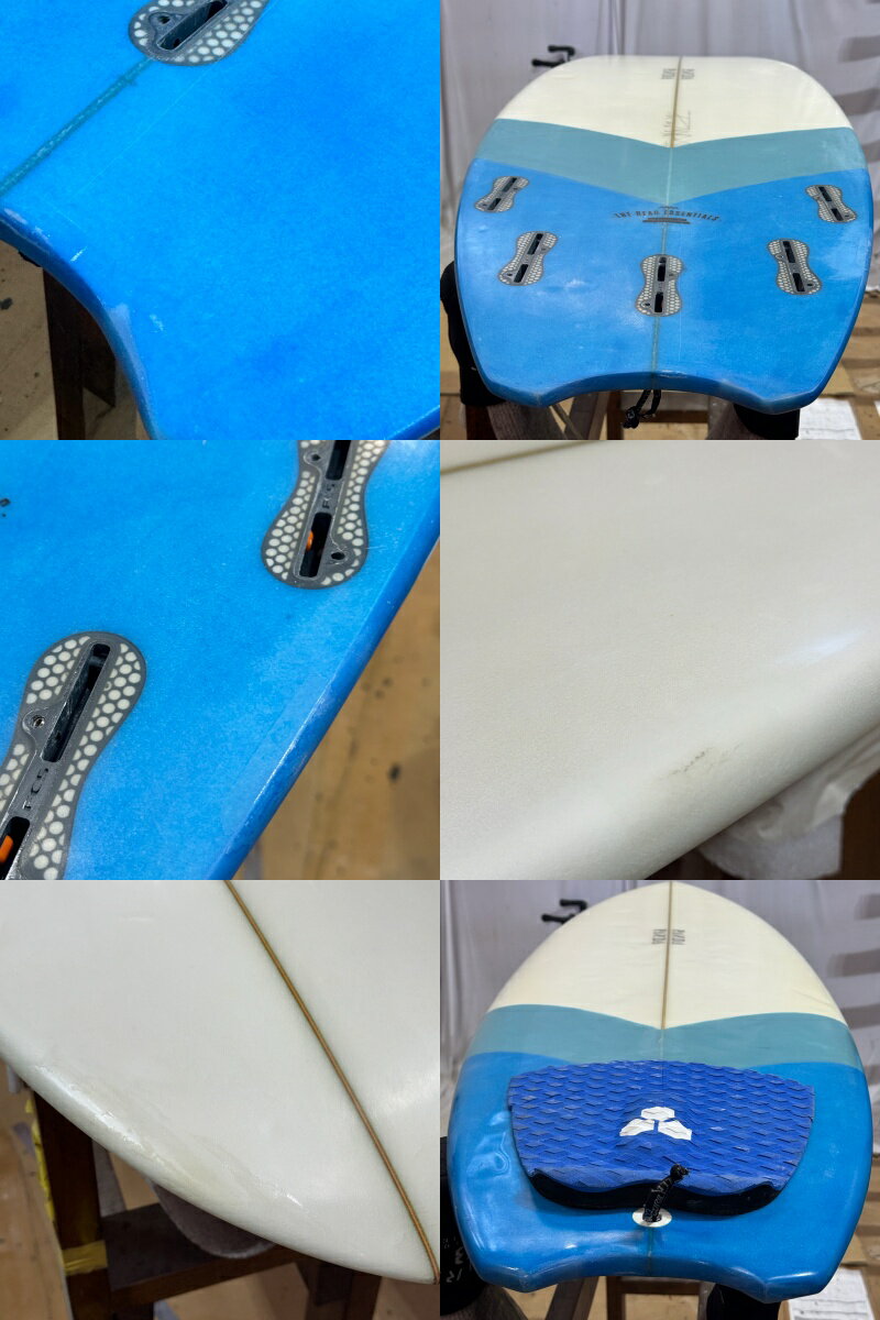 ����š�PANDA SURFBOARDS (�ѥ�������եܡ���) ���硼�ȥܡ��� [CLEAR��BLUE] 5'5