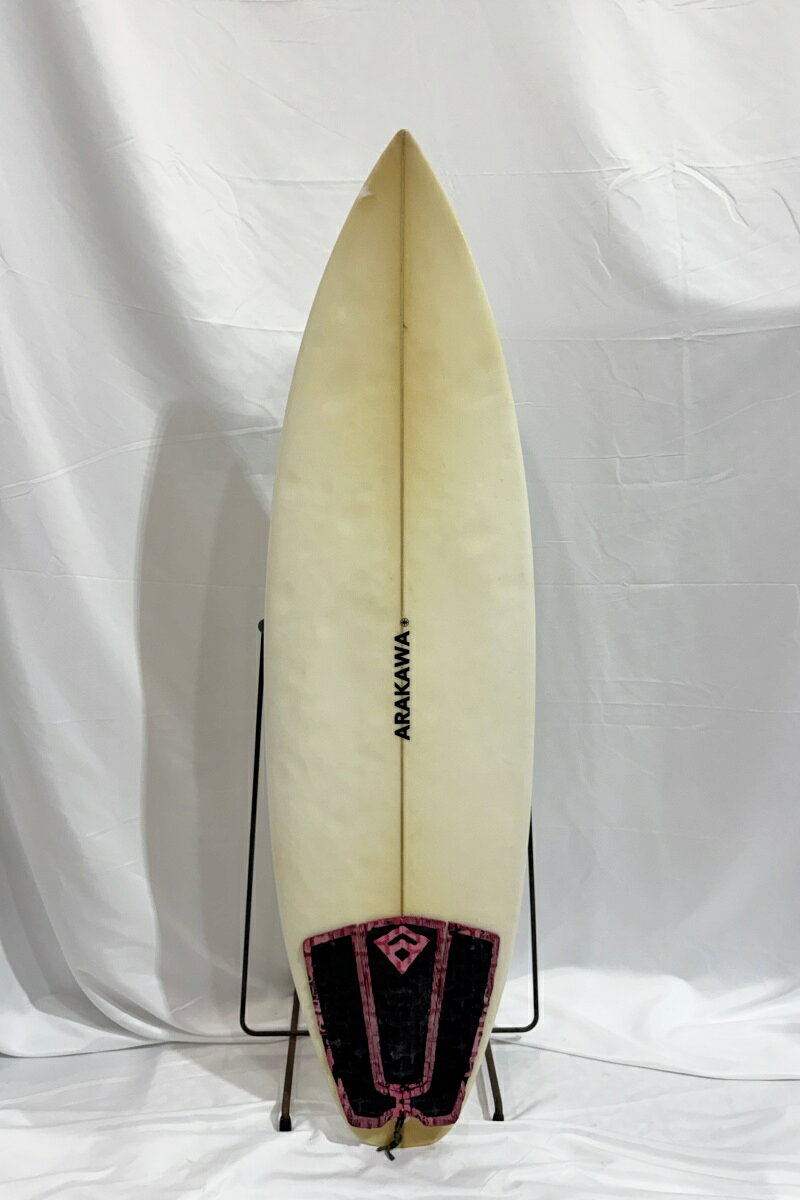 乐天商城 - 【中古】ARAKAWA SURFBOARDS (アラカワサーフボード) SCREAM モデル ショートボード [CLEAR] 5’1” サーフボード キッズ用