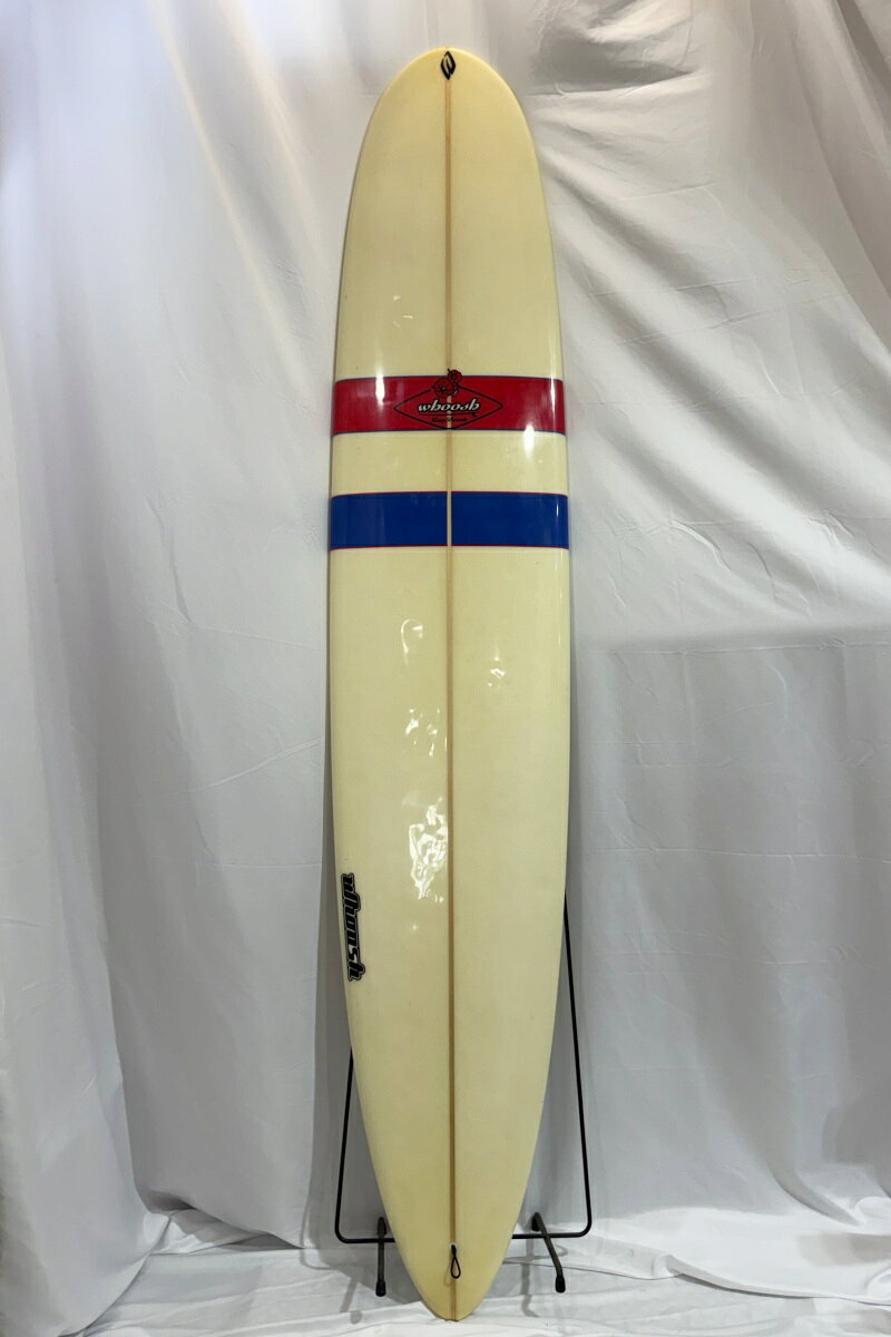 乐天商城 - 【中古】 WHOOSH SURFBOARD (ウーシュサーフボード) ロングボード [CLEAR×RED×BLUE] 9’1 1/2” サーフボード