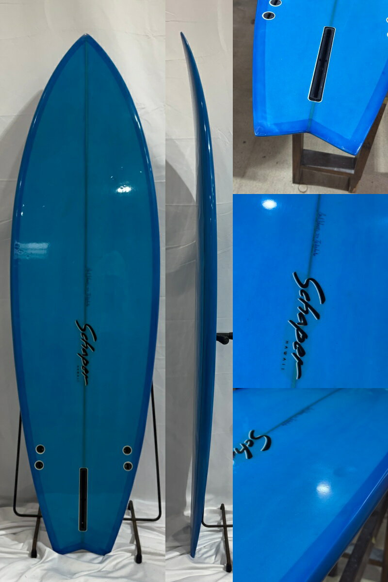 【中古】SCHAPER (シャーパー) ショートボード [BLUE] 6’0” サーフボード