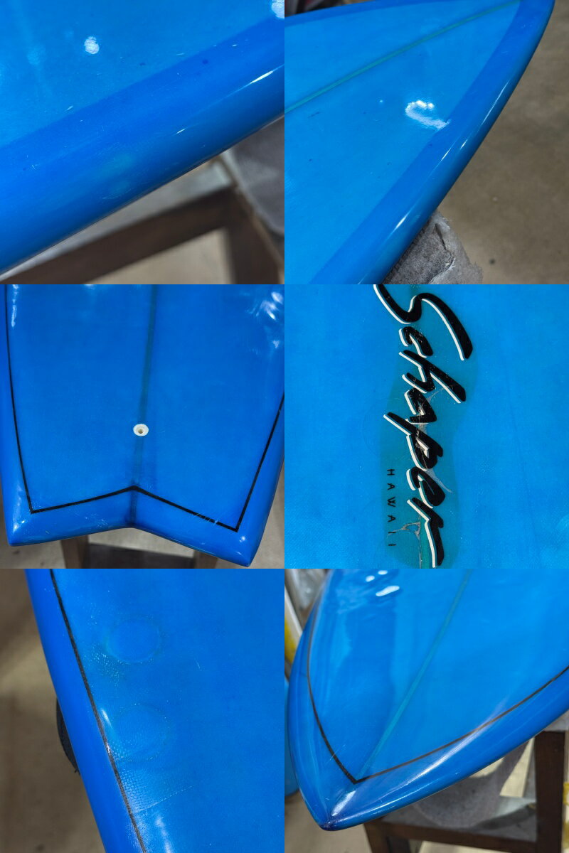 【中古】SCHAPER (シャーパー) ショートボード [BLUE] 6’0” サーフボード
