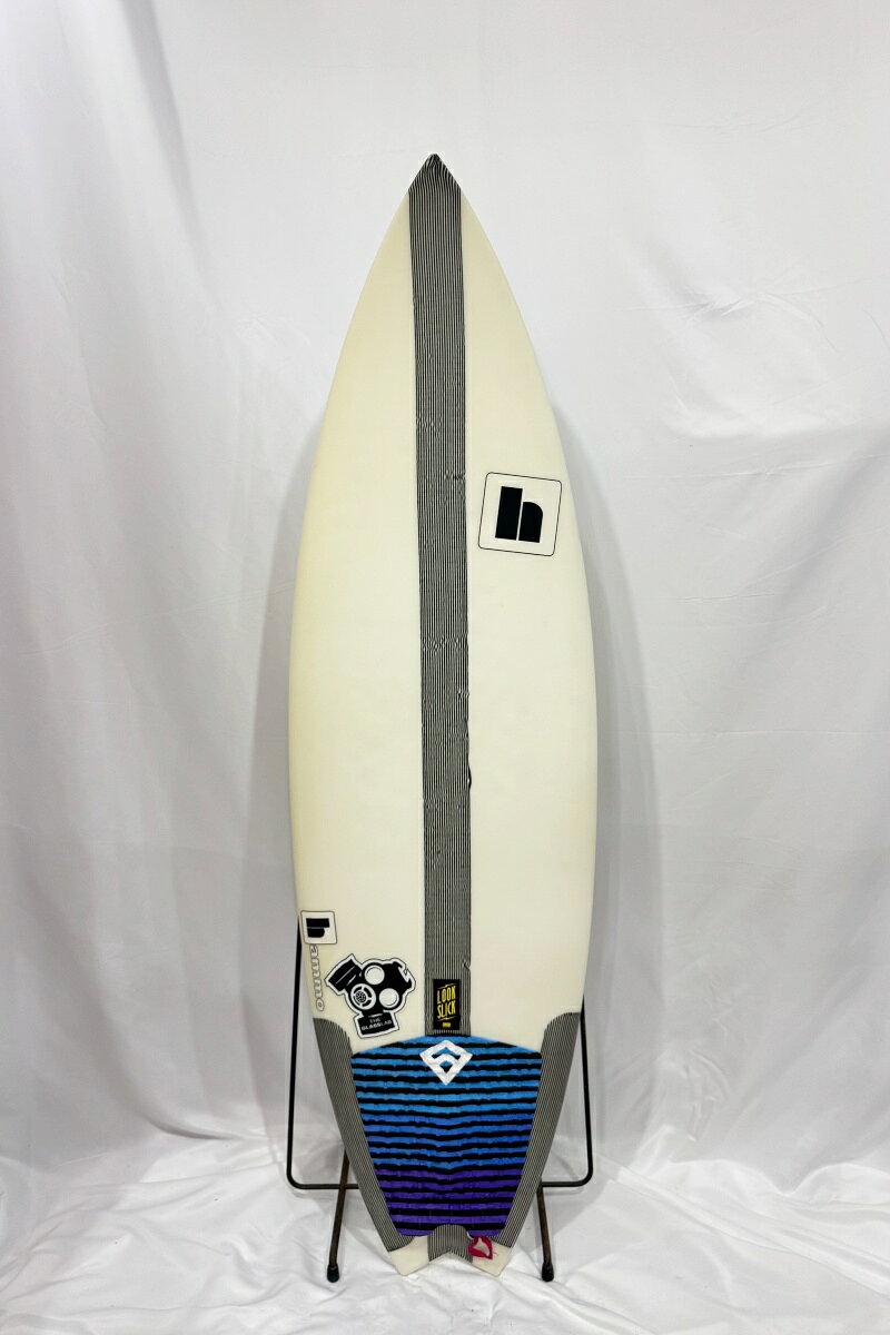 【中古】HAMMO SURFBOARDS (ハモサーフボード) SPEED モデル ショートボード [CLEAR] 5'9