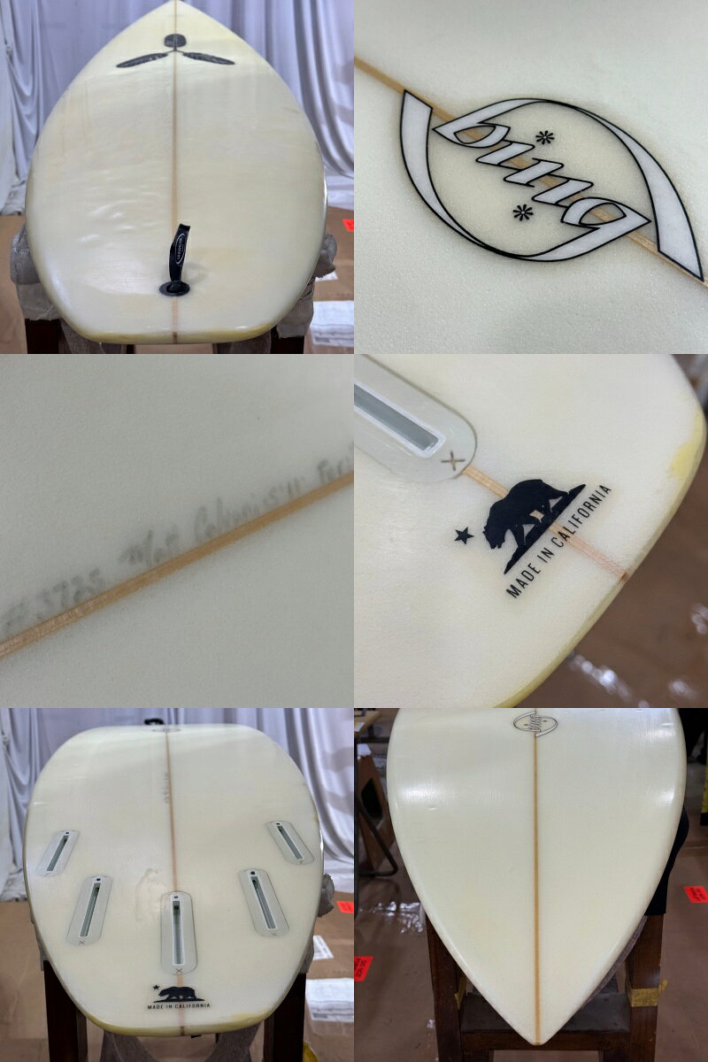 【中古】BING (ビング) ショートボード [CLEAR] 5'11
