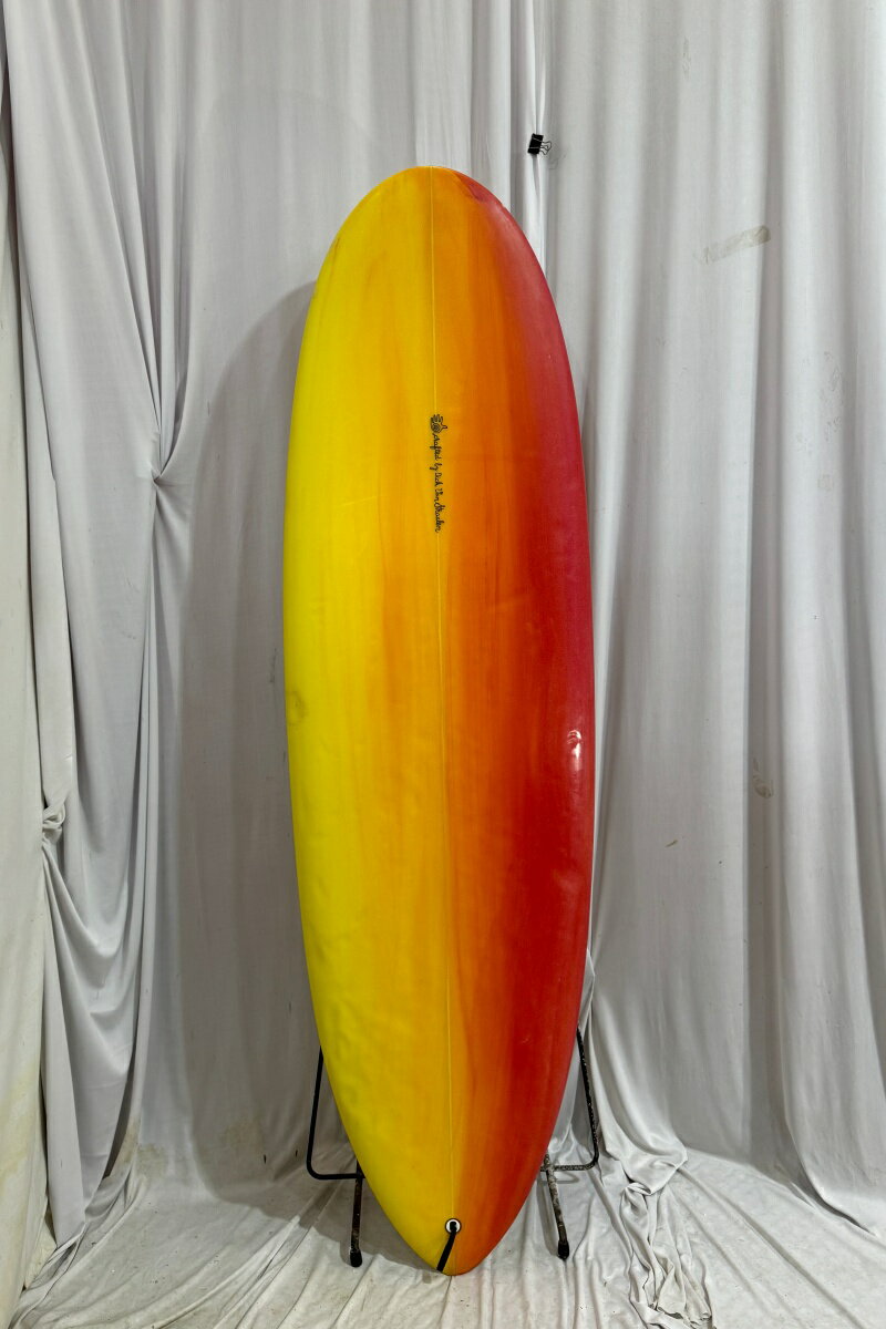 【中古】Dick Van Straalen (ディックバンストラーレン) ショートボード [RED×YELLOW] 6'0" サーフボード