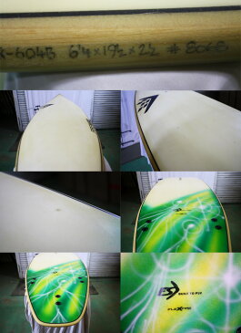 【中古】 FIREWIRE （ ファイヤーワイヤー ） Flexfireモデル サーフボード [CLEAR] 6'4