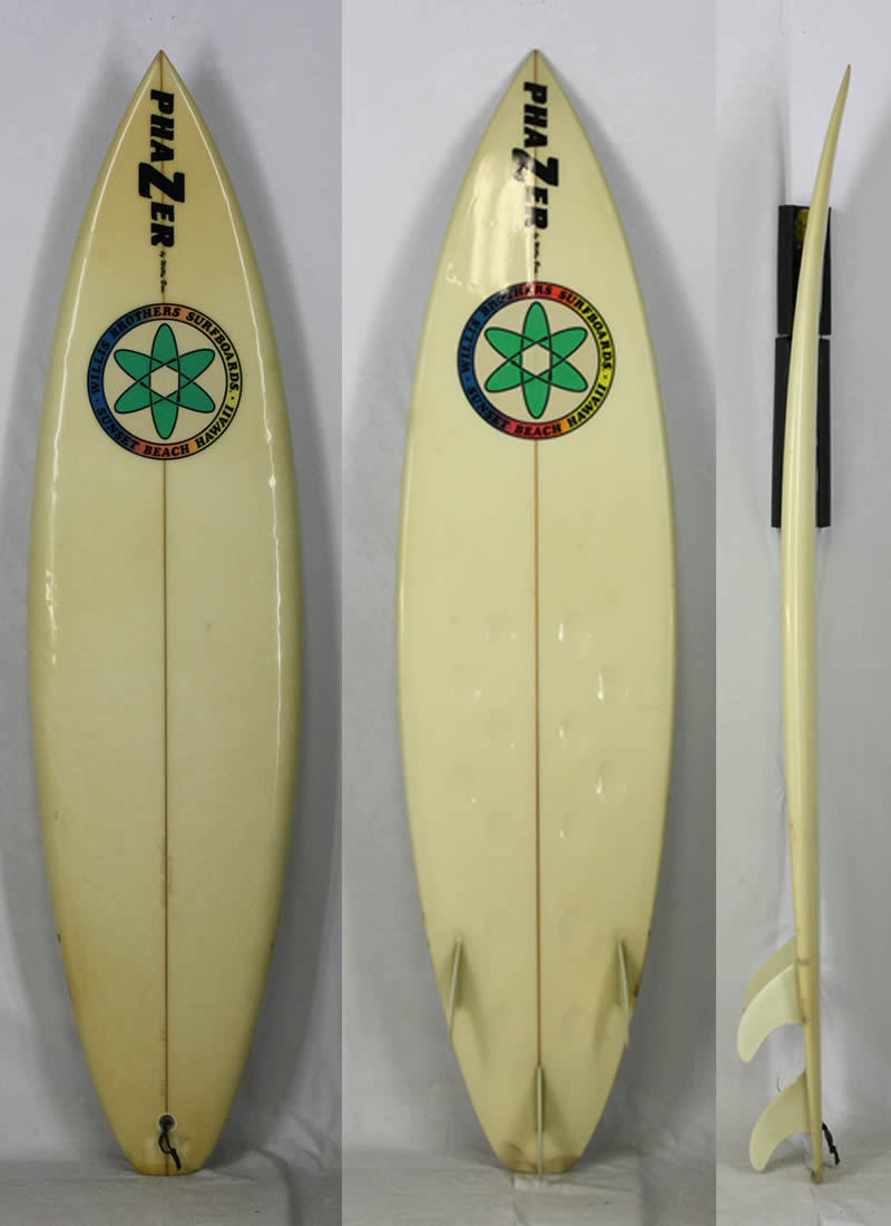 6'4h yÁz!! Willis Brothers SURFBOARDS [CLEAR] PHAZER{g!! HAWAII `̃WFhEBXuU[Y T[t{[h iI