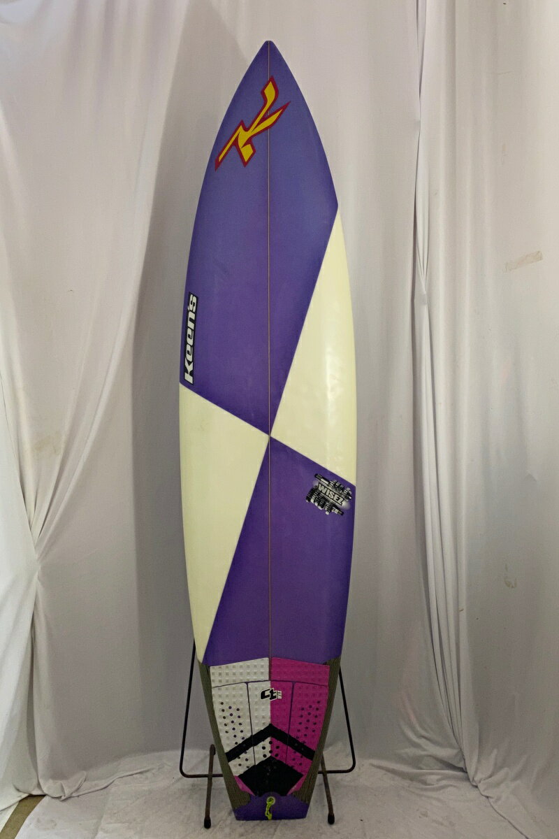 【中古】KEENS (キーンズ) K-2 VENTURA WISEZ ファンボード [PURPLE] 7’0 1/2” サーフボード