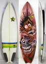 【中古】RECTION Surfboard サーフボード [brush] 6'2" ショートボード [BOARD DATE] ■ブランド：RECTION ■状態：多少使用感ありの中古。デッキ面、フットマーク＆小傷少しあり。 ボトム面、自制ペイントあり、傷等が目立たなくなってます。 ■リペア歴：なし。 ■Length[全長]：6'2"（188cm） ■Width[最大幅]：19 5/8"（49.85cm） ■Thickness[最大厚]：2 1/2"（6.35cm） ■重量:3.2kg（FIN除く） ■素材：Polyester[ポリエスター] ■FIN形状：Tri（FCS2） ■カラー：brush ■付属品： なし。 ■ご注意：商品管理には万全を期しておりますがあくまでも中古品です。撮影時の状況により写真とは若干色合いが違ったり イメージと異なって見える場合がございます。ご理解の上ご購入下さい。 ■■■ このボードについて ■■■ やや長さがあり、全体的に丸みを帯びたアウトライン、センター幅、ボリュームが十分あります。 レールはミディアムフルでレスポンスがよく、スワローのコンビネーションは、力のない小波でもクイックなターンを可能に。 ボトムは、深いシングルコンケーブで、スピード性に優れてます。 ■■■吉川広夏プロのボード説明■■■ テイクオフできる初心者から中級者向けの オールラウンドのショートボードです。 小波からミドルサイズの波でサーフィンする 事の多い方におすすめの1本。 ややボリュームを持たせてあり、安定した乗り心地と スピードあるライディングが楽しめます♪ コメントBy 吉川広夏