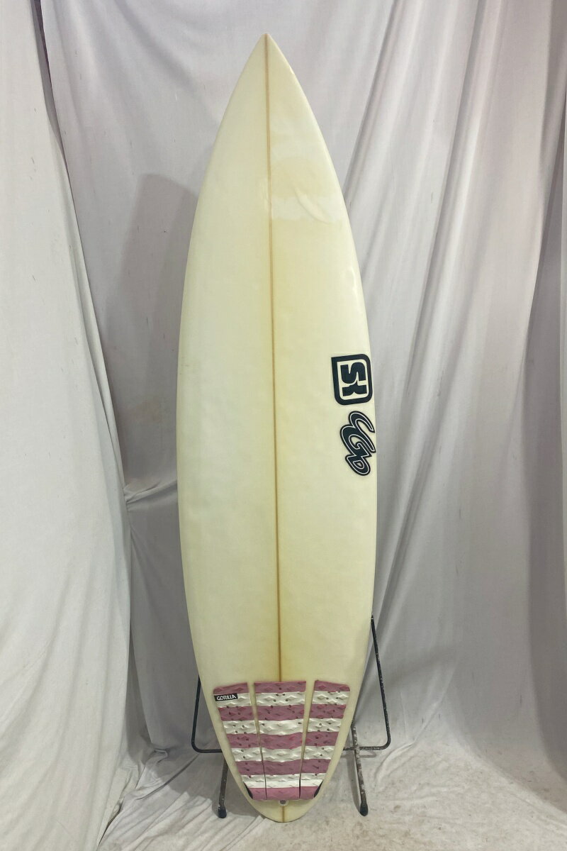 【中古】SK SURFBOARDS (エスケーサーフボード) ショートボード [CLEAR] 5’11” サーフボード