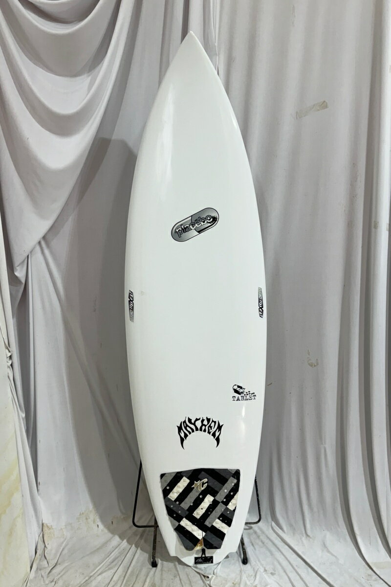 【中古】PLACEBO (プラセボ) TABLET モデル ショートボード WHITE 6’2” サーフボード