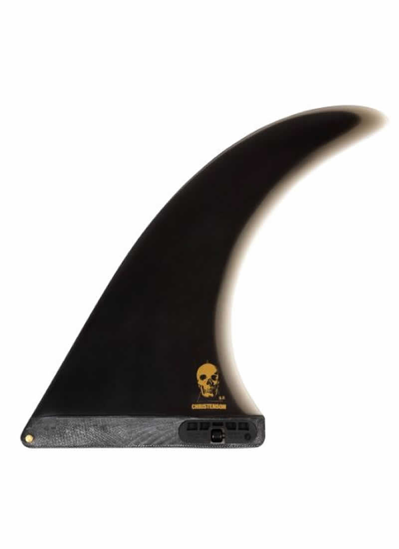 【新品】FCS II (エフシーエス) CHRISTENSON LONGBOARD FIN 8.0" [BLACK] センターフィン