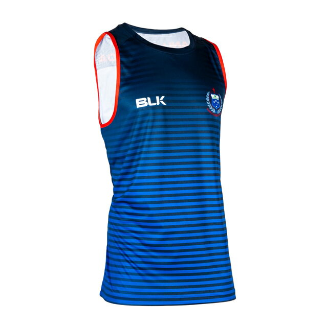 BLKサモア代表トレーニングシングレット2019ブルーAR008-409ラグビータンクトップ