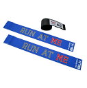 BLK タグ・ラグビー用タグセット 青色 1セット Run at Me